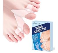 Viexpand 3 Pares Corrector Juanetes Mujer y Hombre, Separador Dedos Pie, Hallux Valgus Brace, Relaja y Estira el Dedo Gordo, Separador Dedos Pie los Pies Superpuestos