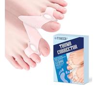 Viexpand 3 Pares Corrector Juanetes Mujer y Hombre, Separador Dedos Pie, Hallux Valgus Brace, Relaja y Estira el Dedo Gordo, Separador Dedos Pie los Pies Superpuestos