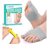 Viexpand 3 Pieza Calcetines Hallux Valgus,Bandas de Entrenamiento para Juanetes,Corrector Para MujeresY Hombres,Corrector De HalluxValgus,calcetines de alineación Hallux del pie(Gris)