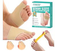 Viexpand 3 Pieza Calcetines Hallux Valgus,Bandas de Entrenamiento para Juanetes,Corrector Para MujeresY Hombres,Corrector De HalluxValgus,calcetines de alineación Hallux del pie (Colorpiel)