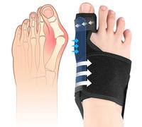 Viexpand Corrector De Juanetes, Ajustable Separadores de Dedos, Hallux Valgus y Dedos Superpues, Correas de Ajuste para el Talón, Adecuado Para Pies De Hombres Y Mujeres, Día y Noche(Correcto)