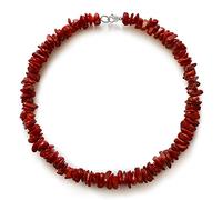 Vifaleno Collar de coral, coral natural, fichas, natural, Rojo, 10x7mm-15x8x4mm