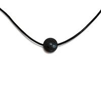 Vifaleno Collar de piedras preciosas joyas, labradorita, natural, esférico, 12mm