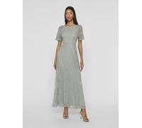 Vifemma S/S Vestido de Encaje - Noos/DC, Green Milieu, L