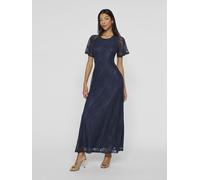 Vifemma De Mangas Cortas Vestido Maxi XS