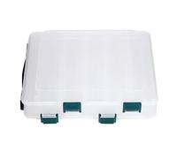 VIFER - Caja de señuelos de doble cara de plástico, cebos de pesca, caja de señuelos, soporte de gran capacidad, accesorios de pesca