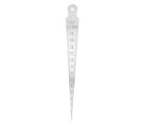 VIFER Calibrador de Espesor Cónico de Acero Inoxidable, Medidor de Diámetro Interno y Apertura, 1-15 mm