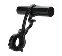 VIFER Extensiones de manillar de bicicleta, 10 cm, aleación de aluminio, extensor de manillar de bicicleta, multifunción, color negro