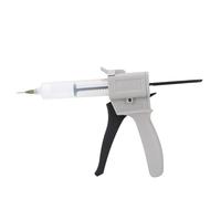 VIFER Pistola Dispensadora, 30 ml Pistola de Pegamento Manual de Plástico, Pistola de Pegamento Epoxi, Herramienta de Mango de un Solo Tubo para Presionar, Pistola de Pegamento