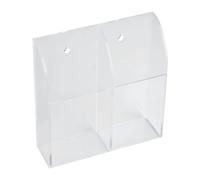 VIFER Soporte de control remoto Acrílico caja de almacenamiento de control remoto de montaje en pared Organizador de Escritorio Suministros de Oficina, Hogar(2 Case)