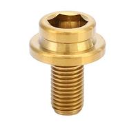 VIFER Tornillo Mountain Road Bike Crank Bolt Soporte Inferior BB Tornillos de Eje M8 * 15mm 1pc(Dorado)
