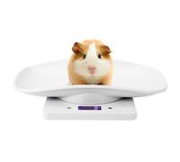 VIFERR Báscula Digital para Mascotas, Escala Digital de Animales Pequeños con pantalla LCD, 4 Modos de Pesaje (g/oz/ml/lb) para para Gatos, Perro, Alimentos, Cocina