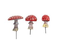 VIFERR Glow in The Dark Mushroom Garden Decor Statue de Hongos Luminosos Micro paisajismo para jardín al Aire Libre