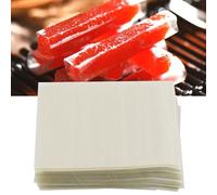 VIFERR Papel de Turrón, 500 Piezas Mini Wafer Paper Papel de Oblea de Arroz Comestible Hojas de Envoltura de Caramelo Hecho a Mano para Dulces Chocolate (80 mm x 65 mm)