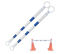 Viga cono de tráfico ajustable | Multicolor 1/2/4/5/6/8/10/12/16/20 piezas: Parking Carreteras Distribuidor de advertencia (Blue and White) 2pcs