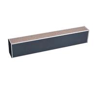 Viga de lijado de trastes de 250 mm, incluye nivelador de papel de lija, textura metálica, adecuado para nivelación de cuello de guitarra y nivelador de pulido para mantenimiento de guitarra