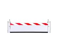 Viga de presa contra inundaciones industrial de aluminio 51-69 cm de largo, 20 cm de alto, impermeable para áreas de almacenamiento(34.25 * 7.87in)