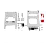 Viga MetáLica para Parachoques Trasero Servo Soporte de Montaje Fijo Piezas de ActualizacióN para WPL B14 B24 B16 B36 C14 C24 1/16 RC Car
