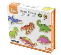 VIGA Toys 50289 - Dinosaurios magnéticos de Madera, 20 Unidades