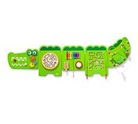 VIGAtoys Viga Toys-Juego de Pared, diseño de cocodrilo, Color Verde, Medium (50346)