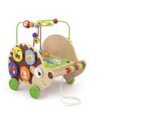 Viga Toys VIGAtoys 50012 Pull-Along Activity Hedgehog, Multicolor