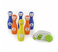 VIGA VIGA-50665 Toys 50665-Juego de Bolos y Anillos Toss, Multicolor (50665)