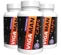 Vigaman Caps - 180 cápsulas (3 x 60 cápsulas) - Pack de 3