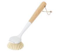 Vigar - Cepillo Lavaplatos Ecológico - Cabeza Ovalada - 6.5 x 5.5 x 26 cm - ZeroLine - Materiales 100% Reciclables - Con Cuerda para Colgar - En Gris