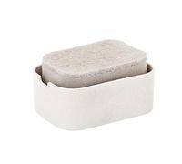 VIGAR Set Cepillo, Bandeja y dispensadora de jabón, Gris, 13 X 9 X 6,5 CM
