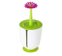 Vigar Flower Power Portarrollo de baño, Blanco, Dimensiones: 14 x 14 x 28.5 cm
