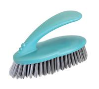 Vigar Paquete Multifuncionales, Cerdas Duras y Resistentes, Cepillo para Fregar con Mango Ergonómico para Baño, Ducha, Bañera, Azulejos, Pared, 16x7x9cm, Azul