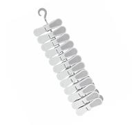 Vigar - Pinzas para la Ropa - Acolchadas - Pack 12 Unidades - 8 x 2 x 3,5 cm - Colección Cool - No Dejan Marcas - Tender en Interior y Exterior - Gris