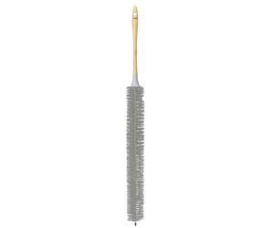 Vigar Plumero Atrapapolvo para Radiador de Calefacción, Plumero Limpia Radiadores Flexible con Cerdas de Fibra Resistente, Limpiador Radiadores y Zonas Difíciles, Colección Zeroline 77 cm - Gris