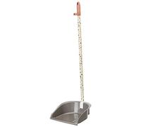 VIGAR Recogedor con Palo Plegable Terrazzo, PP, Rojo Teja, 25x25x78