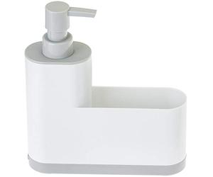 Vigar - Set de Fregadero con Difusor - Kit de 1 Sola Pieza - 18,5 x 5 x 20 cm - Monobloc - Diseño Estrecho - Con Sistema Drenaje Fácil - En Color Gris