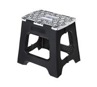 Vigar Taburete Plegable Compacto para Adultos, 32 cm Taburete Plegable Antideslizante para Casa, Dormitorio, Baño, Armario, Oficina, Soporta hasta 150 kg, Rococco on Top