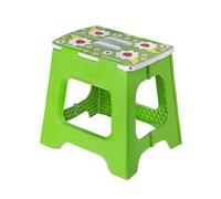 Vigar Taburete Plegable Portatil Compacto para Adultos, 32 cm Antideslizante, Silla Banco Banqueta Asiento para Casa, Cocina, Baño, Dormitorio, Oficina, Camping, Salón, hasta 150 kg, Ladybug on Top