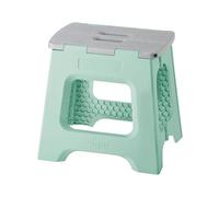Vigar Taburete Plegable Portatil Compacto para Adultos, 32 cm Antideslizante, Silla Banco Banqueta Asiento para Casa, Cocina, Baño, Dormitorio, Oficina, Camping, Salón, hasta 150 kg, Turquesa Claro