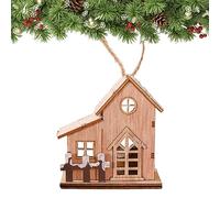 Vigcebit Miniaturas | Escultura estética de diseño brillante para decoración de habitación | Adornos de madera para casa, casas para decoración, decoración moderna del hogar para estantería