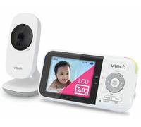 VTech Monitor de bebé VM819, pantalla de 2.8 pulgadas, visión nocturna, audio bidireccional, sensor de temperatura y canciones de cuna, transmisión segura sin WiFi