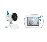 Babymoov YOO Feel Vigilabebé con Cámara - Pantalla LCD Táctil de 3.5" - Visión Nocturna - Lamparita y Nanas - Alcance 250 m - Seguridad Bebe