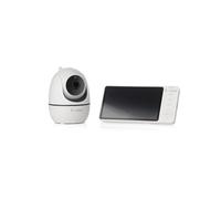 Jané Eye Pro Baby Monitor, Vigilabebés con Cámara Giratoria, Inclinación Motorizada, Pantalla 5", Audio Bidireccional, Visión Nocturna, Gran Alcance, con Música, Batería Bajo Consumo