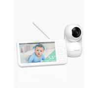 Vigilabebés Momcozy de 5.5" Full HD - BM03 | Enchufes: Enchufe de la UE | Cantidad de la cámara: BM03 con 1 cámara y 1 tarjeta SD
