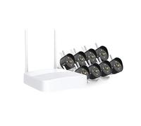 VIGILANCIA VIDEOGRABADOR KIT TENDA INALAMBRICO 8 CANALES K8W-3TC