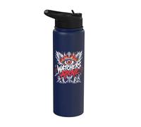 Vigilantes sobre el ardiente ángel que todo lo ve Stainless Steel Insulated Water Bottle