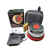 VIGILUZ Pack PRO Baliza V16 Homologada DGT 3.0 - Datos 2038 - Luz Emergencia Coche Conectada - Sistema DUAL (Pila + Cable USB) - Kit con Funda Rígida y Ventosa para Techos de Cristal/Aluminio