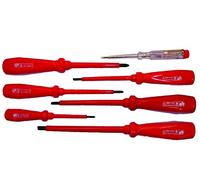 Vigor 38935-10 - Serie 7 Destornilladores Crv Corte/Cruz Aislada