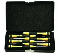 Vigor 38939-10 - Destornilladores Relojero, 6 Piezas, Cromo-Vanadio