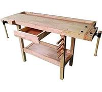 Vigor 4894510 Banco de trabajo de madera, marrón