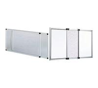 Vigor 75010 Mosquitera, Extensible, Anodizado, Altura De 50 X 70 + 75005 Mosquitera, Extensible, Anodizado, Altura De 50 X 40 Cm